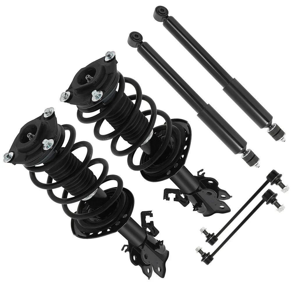 Front Struts Rear Shocks Sway Bars Kit for Nissan Sentra (2014–2019)