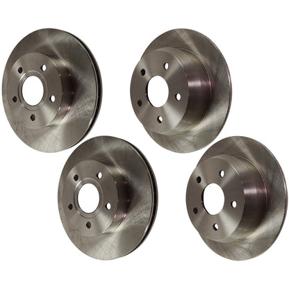 Front & Rear Brake Disc Rotors for Jeep Grand Cherokee (1999–2004)