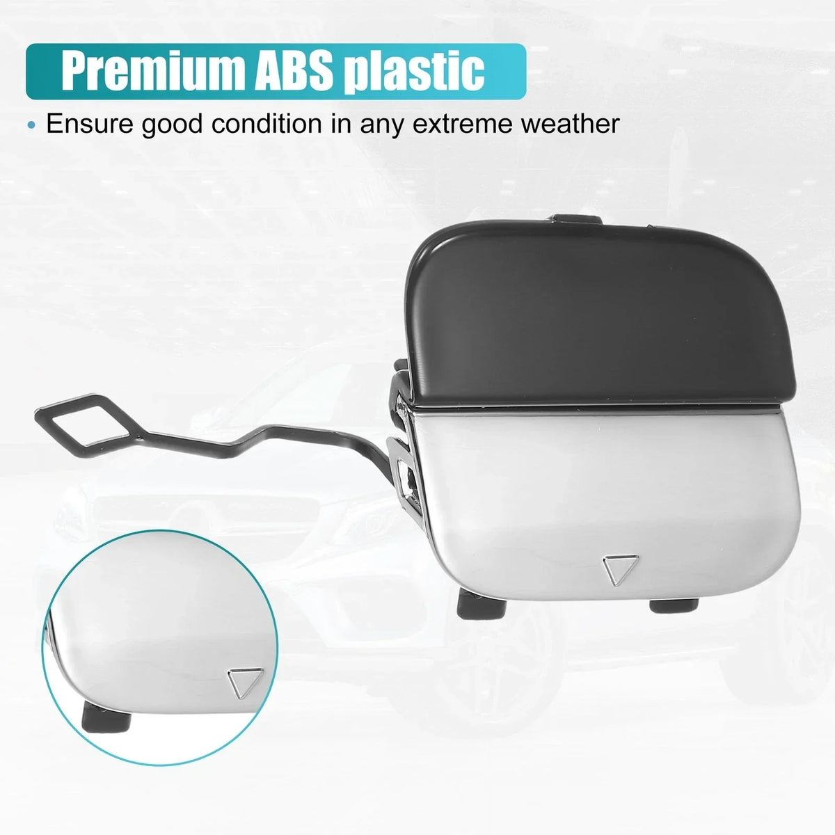 Tow Hook Cover for Front Bumper - Black for Mercedes-Benz GLE 63 2016-2023