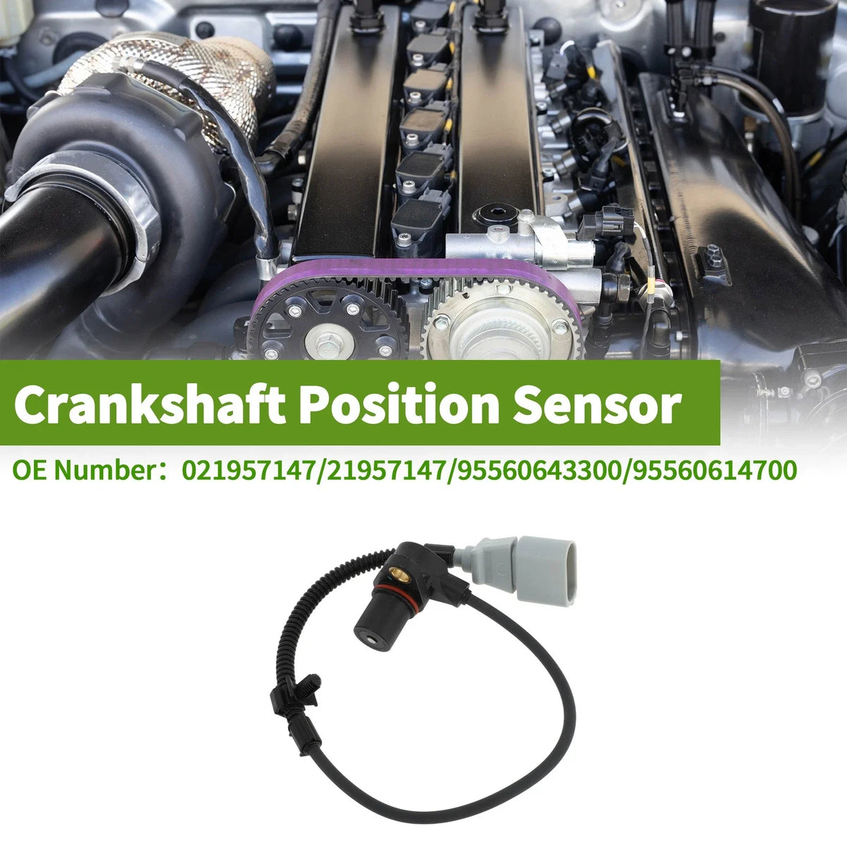 Crankshaft Position Sensor for Audi Q7 3.6 (2007–2010) No. 021957147