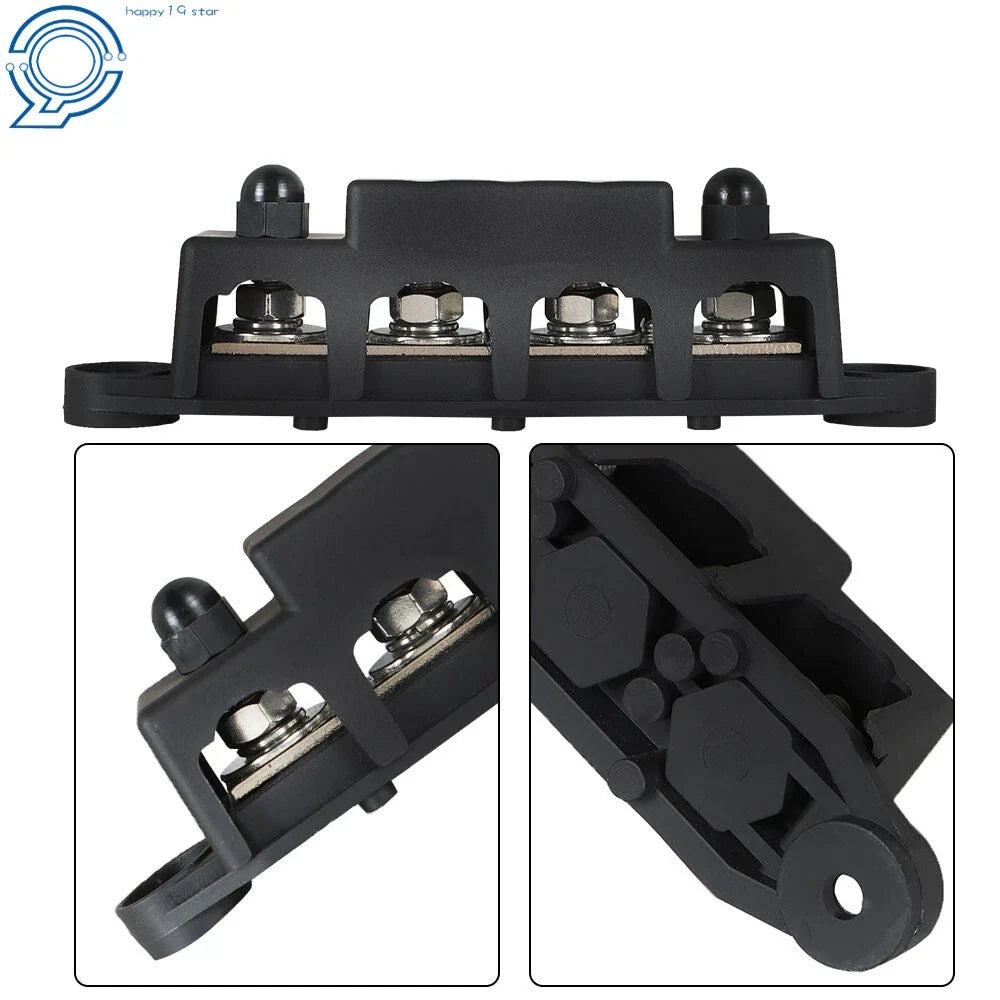 4 Post Busbar Power Distribution Block for 12V Systems (250A)