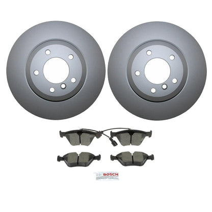 Front Brake Rotor & Pad Set 325mm with Bosch Ceramics for BMW E46 E85 1998-2006