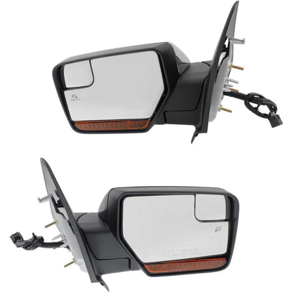 Power Heated Mirrors with Turn Signal for 2012-2014 Ford Expedition