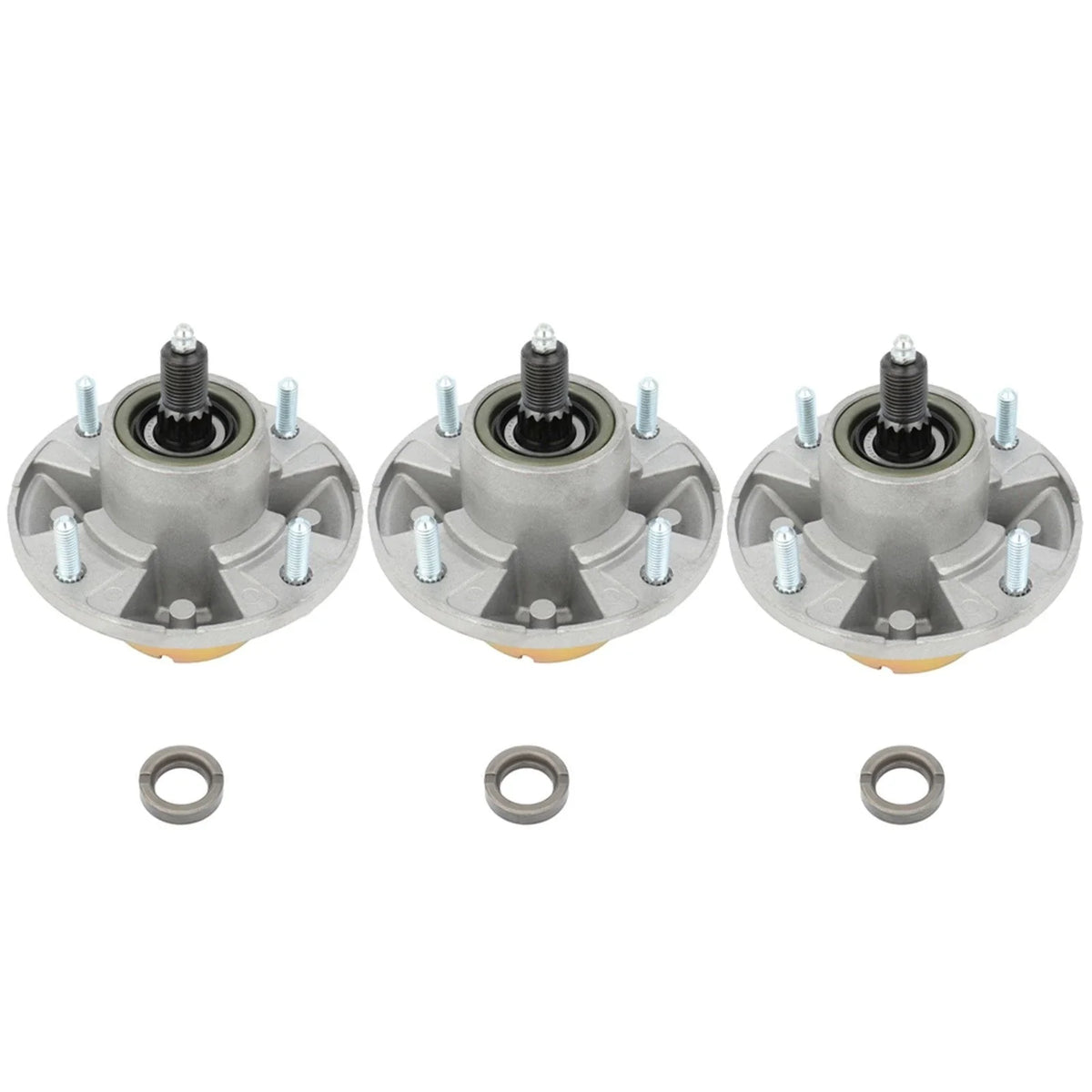 Set of 3 Deck Spindles for John Deere Z425 Z445 (48'' 54'')