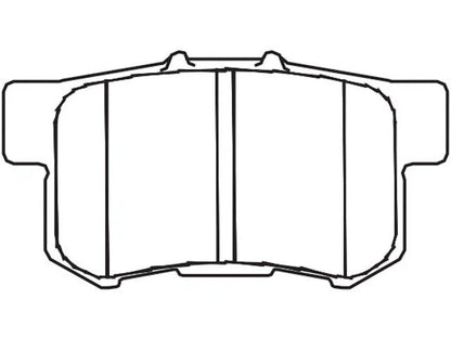 CG673DF Rear Brake Pad Set for Suzuki SX4 2007–2013