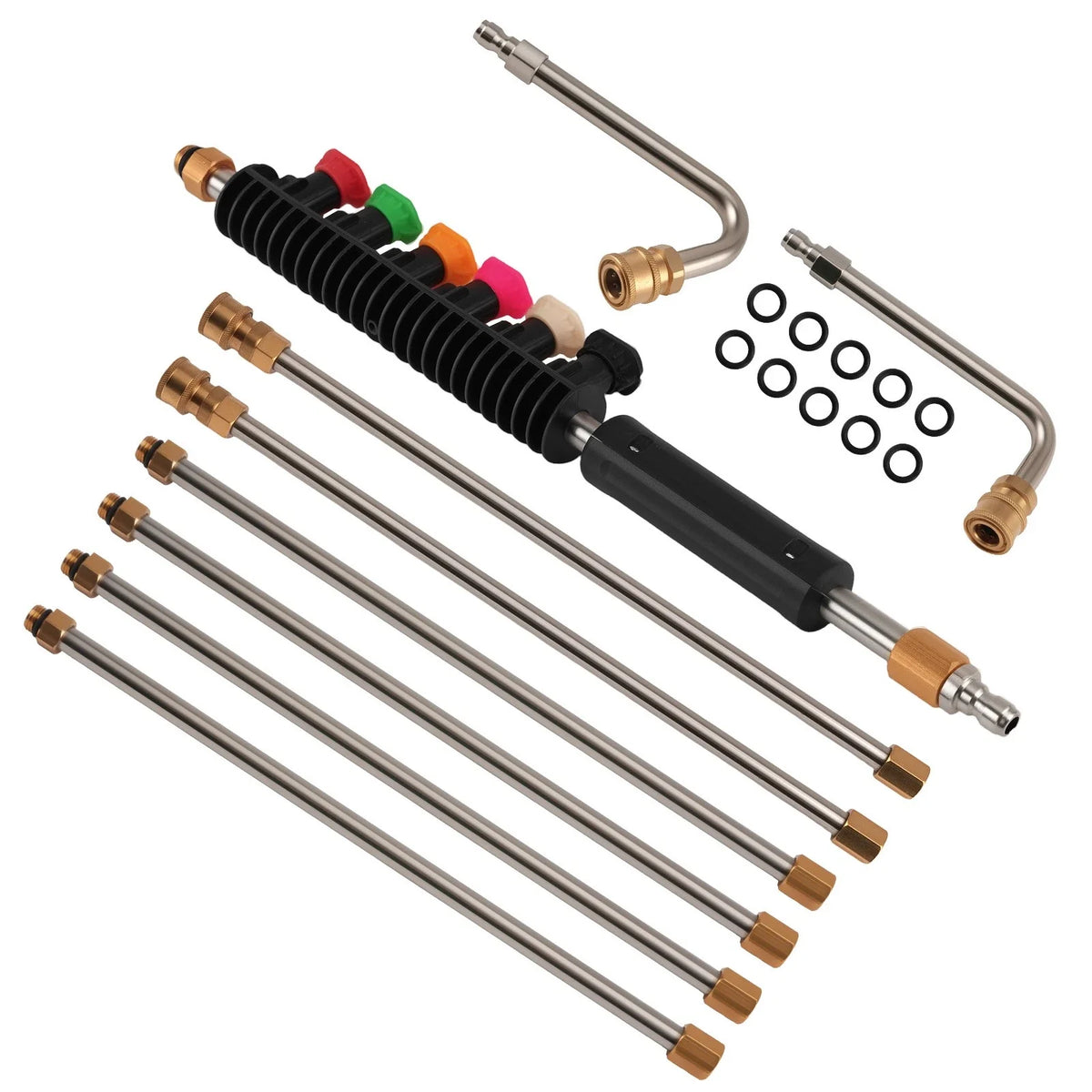 1/4" Quick Connect Stainless Steel Pressure Washer Extension Wand