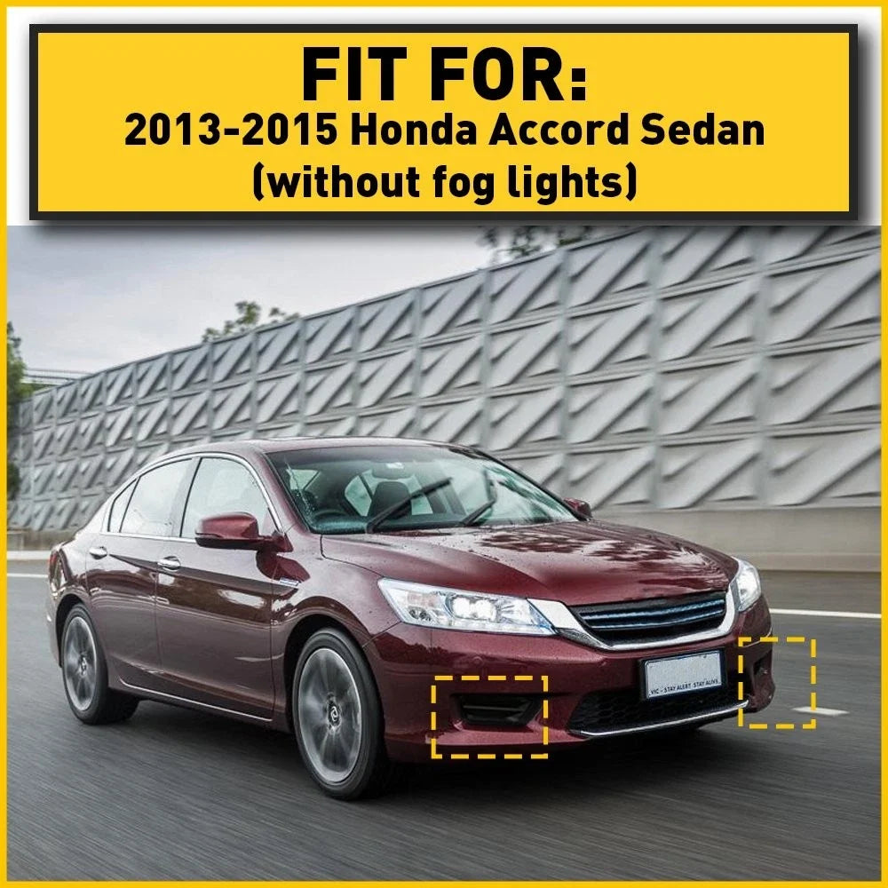 Fog Light Cover Pair for Honda Accord Sedan (2013-2015)