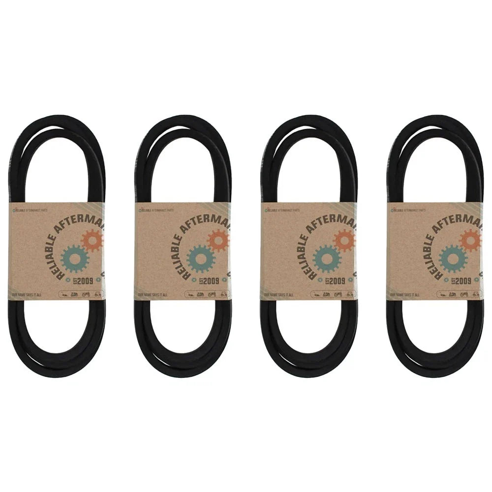 Set of 4 Cutter Drive Belts for Massey Ferguson (Replaces MOB40-0035)