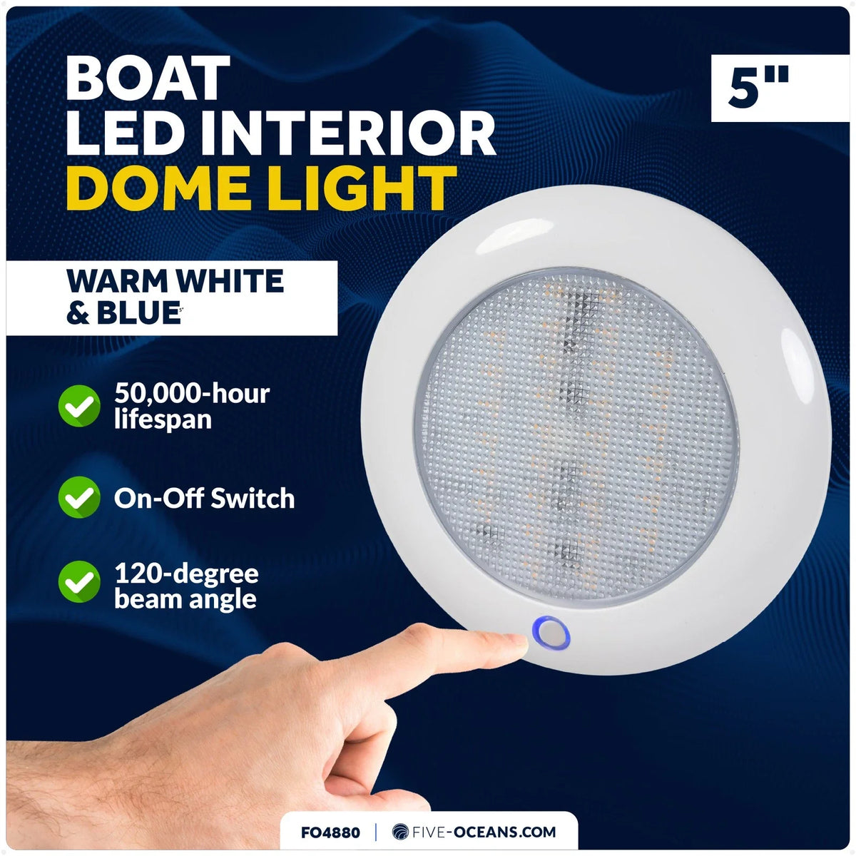 LED Interior Dome Ceiling Light for - FO4880