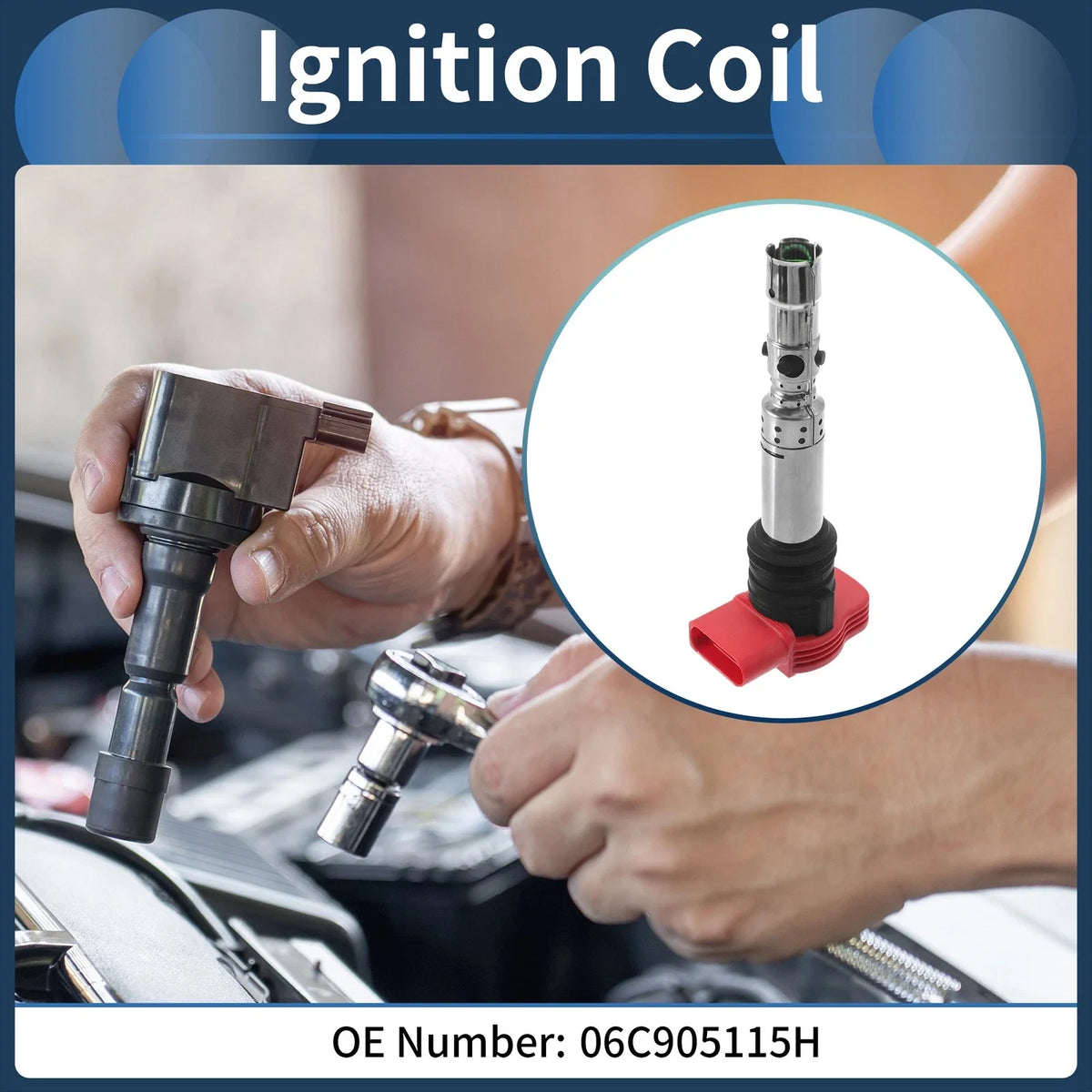 Ignition Coil Pack No. 06C905115H for Audi A4 (2003–2005)