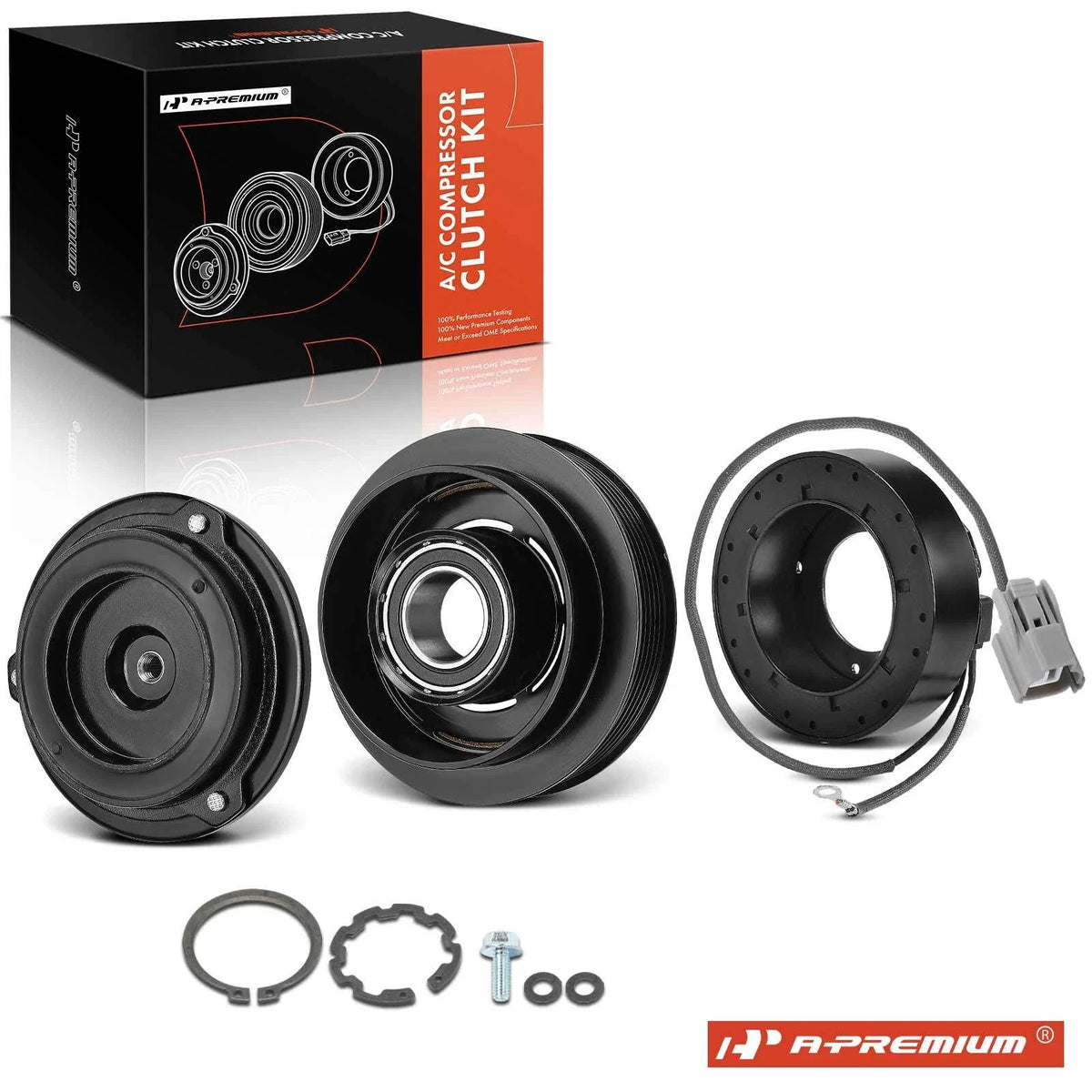 A/C Compressor Clutch Kit for Honda Accord (2001–2002) Acura TL (1999–2003)
