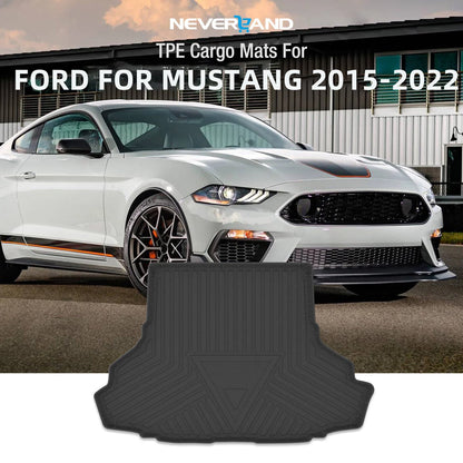 Trunk Mats Waterproof and Anti-Slip for Ford Mustang 2015-2022