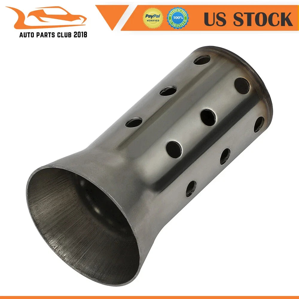 Motorcycle Muffler Can Insert Baffle with 51mm DB Killer Silencer Pipe