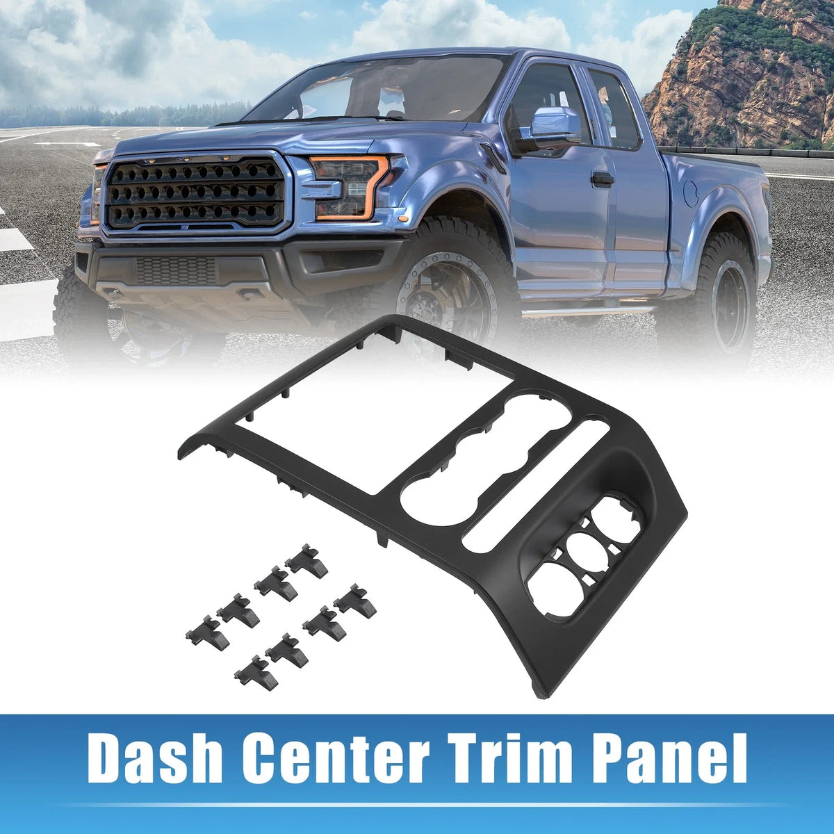 Dash Radio Bezel Center Trim Panel Cover for Ford F-150 (2004–2008)