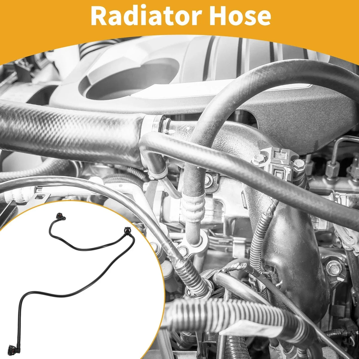 Radiator Hose for 2013-2018 W176 A Class Mercedes Benz