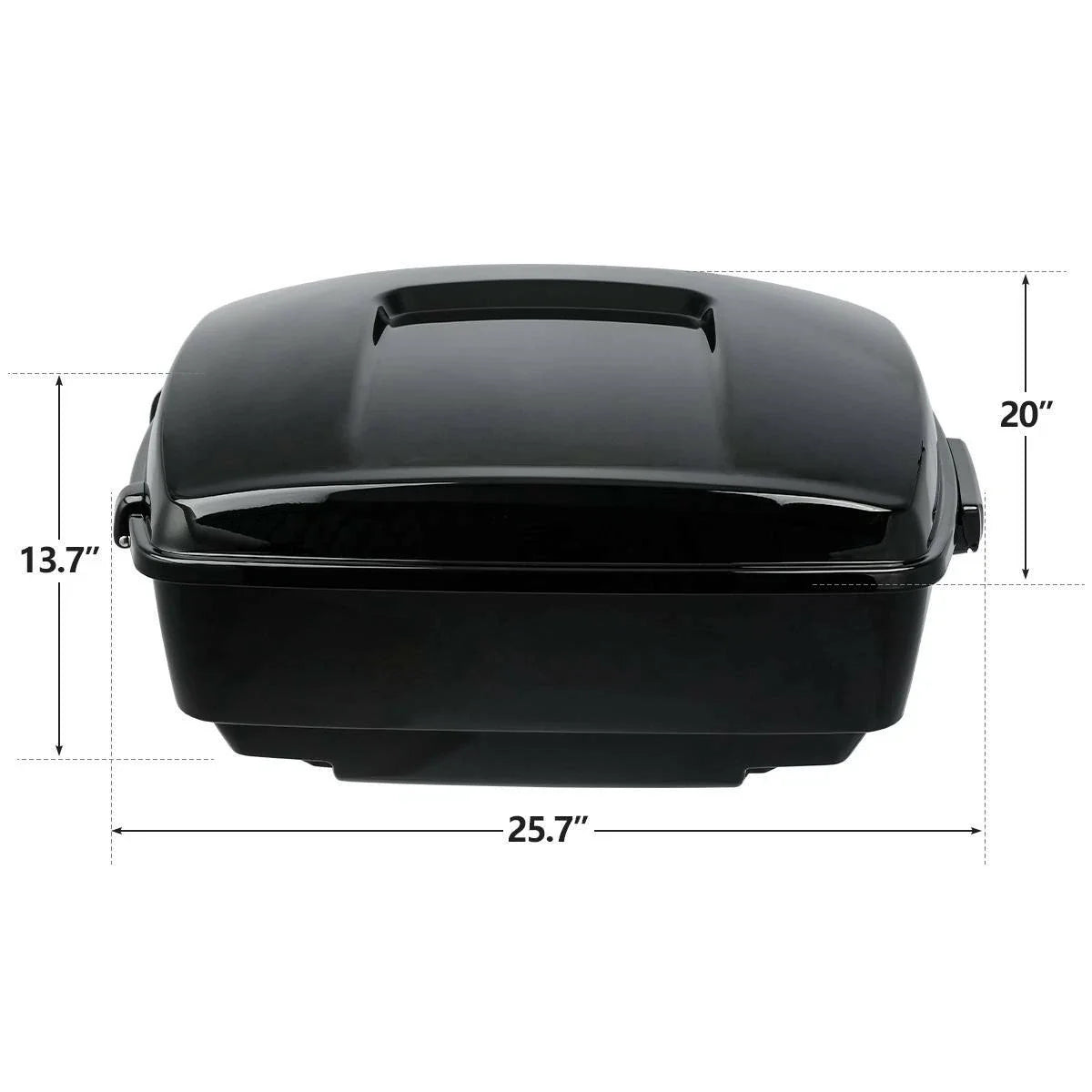 Base Plate for Trunk Mount Rack Backrest Pad Harley Touring Glide 2014-2023
