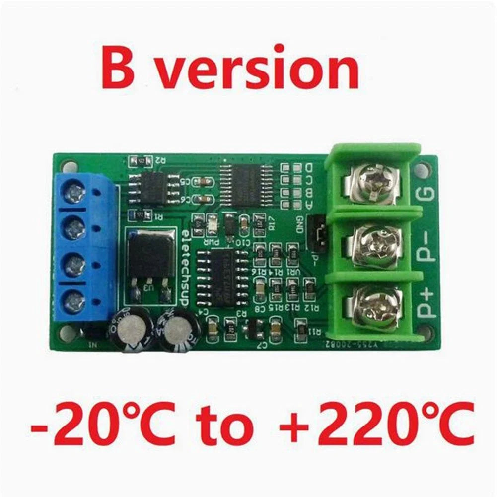 PT100 Sensor Converter with RS485 for Modbus (20C to 400C)