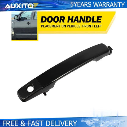 Textured Black Plastic Door Handle for Nissan Frontier 2005-2015 Front Left