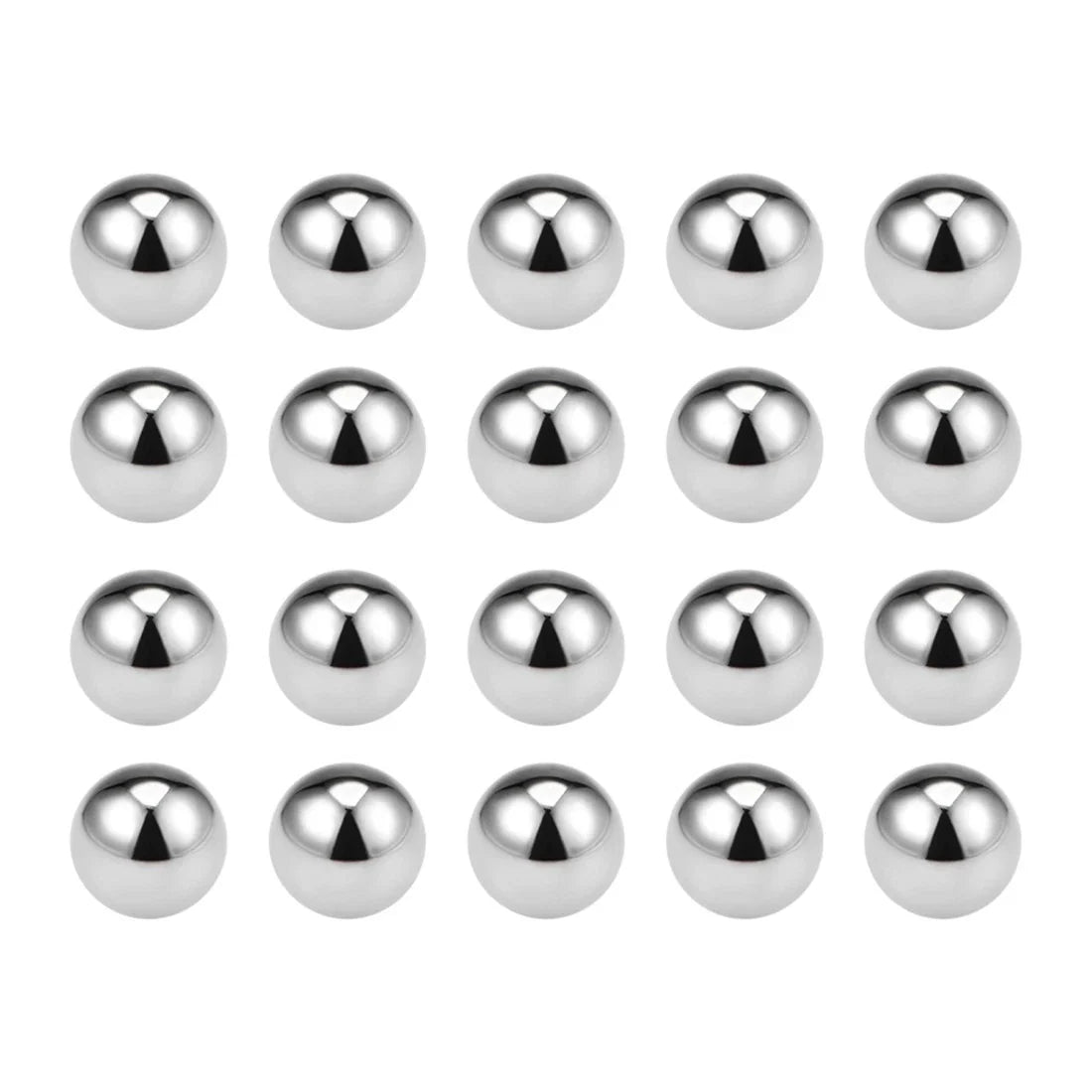 100pcs 6mm Solid Chrome Steel Precision Balls for Bearing Keychain