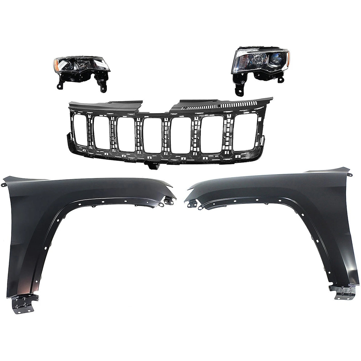 Headlamp Kit for Jeep Grand Cherokee (2017–2021) LH RH Halogen Assembly