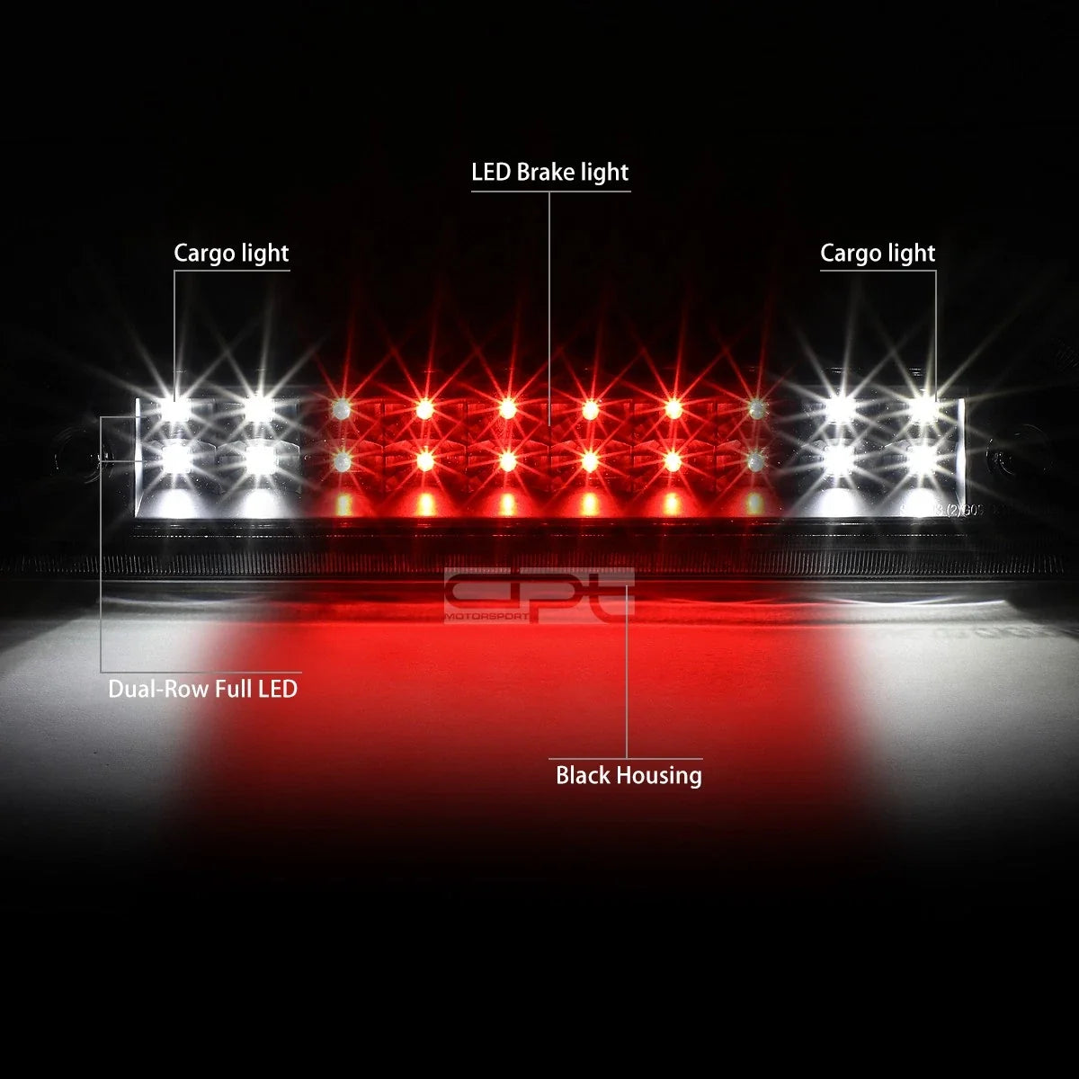 2X LED Third Tail Brake Light for Ford F150 Mark LT (2009–2014)