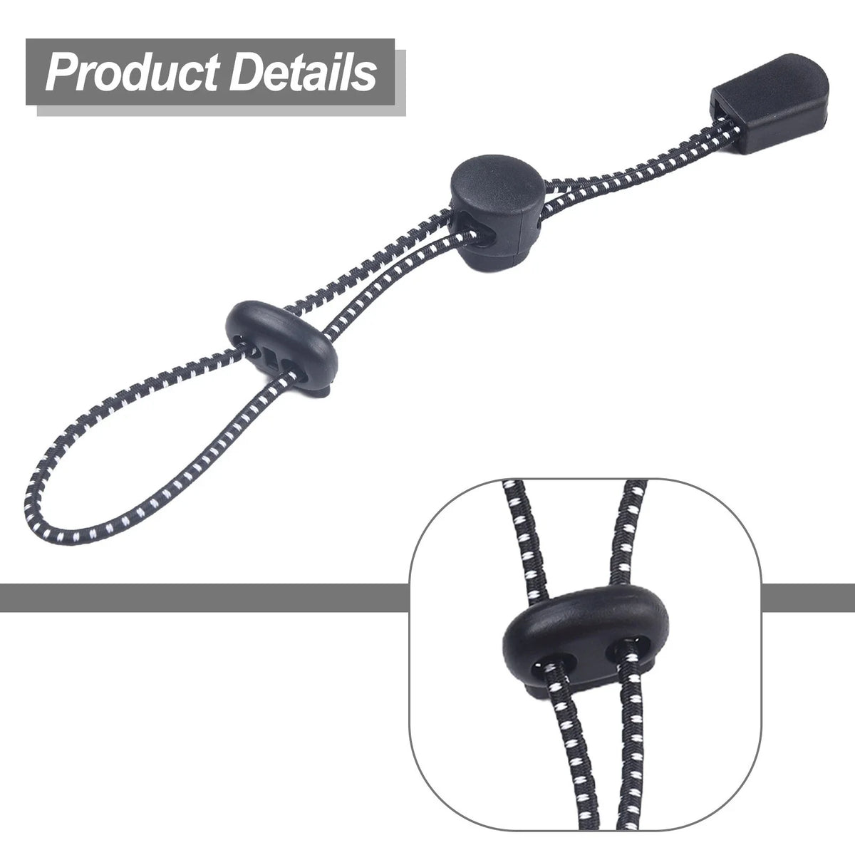 Elastic Rope Pole for Trekking Hiking (Adjustable)