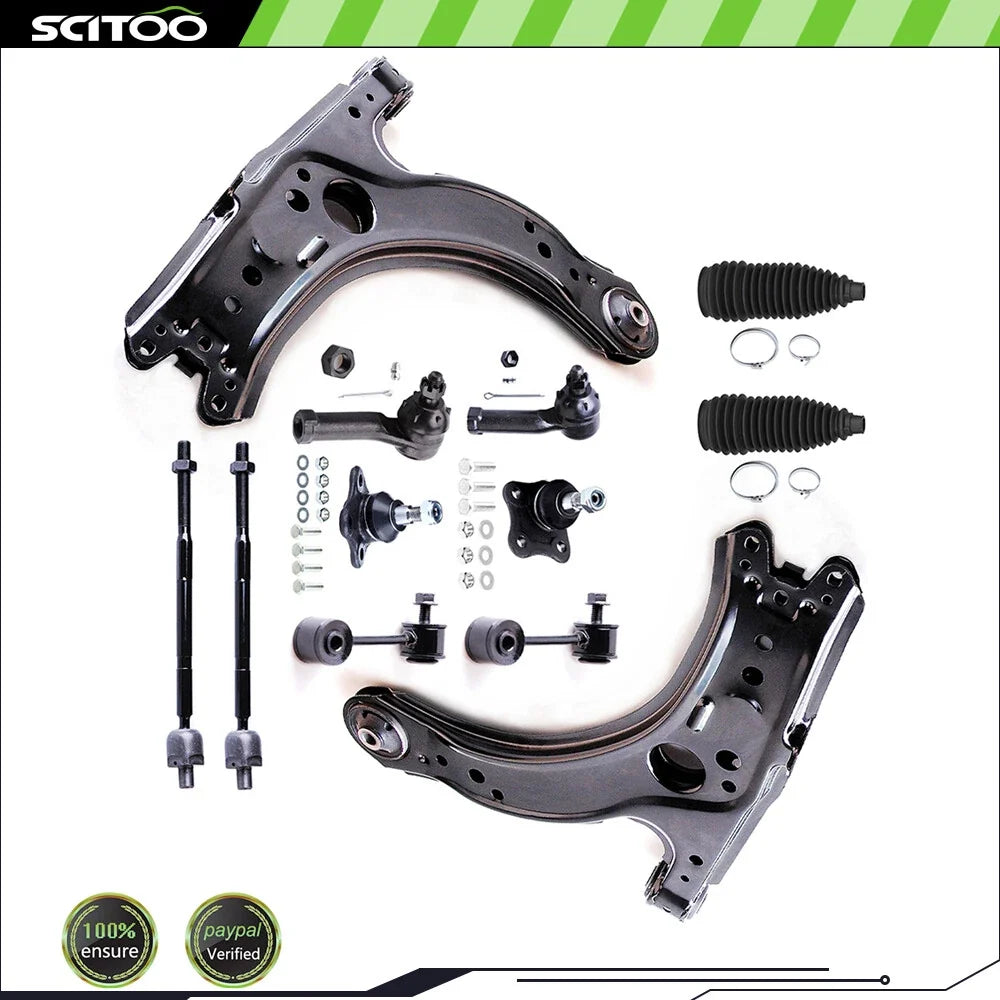 Ball Joint Control Arm Tie Rod Sway Bar for 2001-2010 Volkswagen Beetle