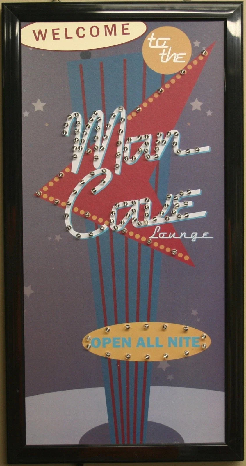 LED Light Sign for Man Cave Lounge Decor (Home)