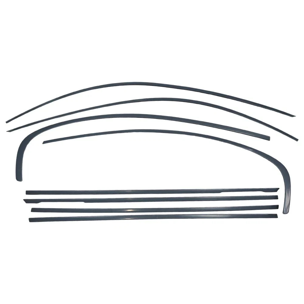 Window Sill Trim Strips Set of 4 in Gloss Black for BMW 3 Series E90 2006-2012