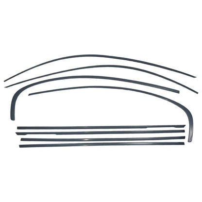 Window Sill Trim Strips Set of 4 in Gloss Black for BMW 3 Series E90 2006-2012