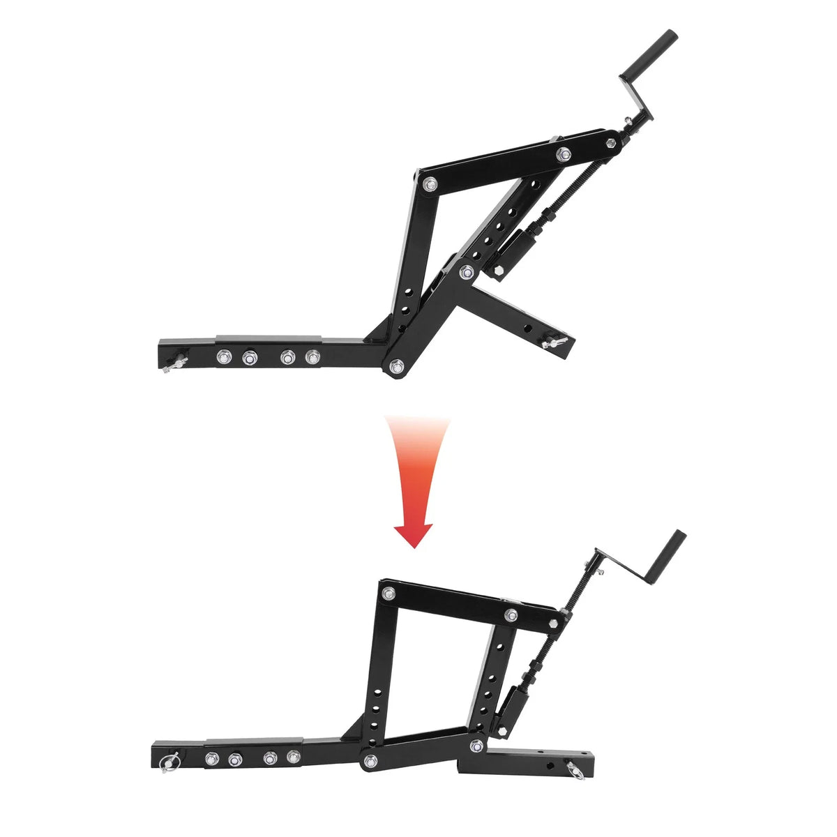 1 Point Hitch Landscape Rake Adjustable Lift for ATV/UTV (60")