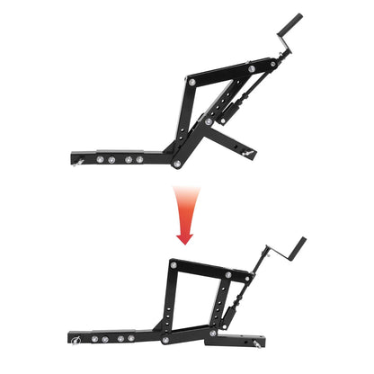 1 Point Hitch Landscape Rake Adjustable Lift for ATV/UTV (60")