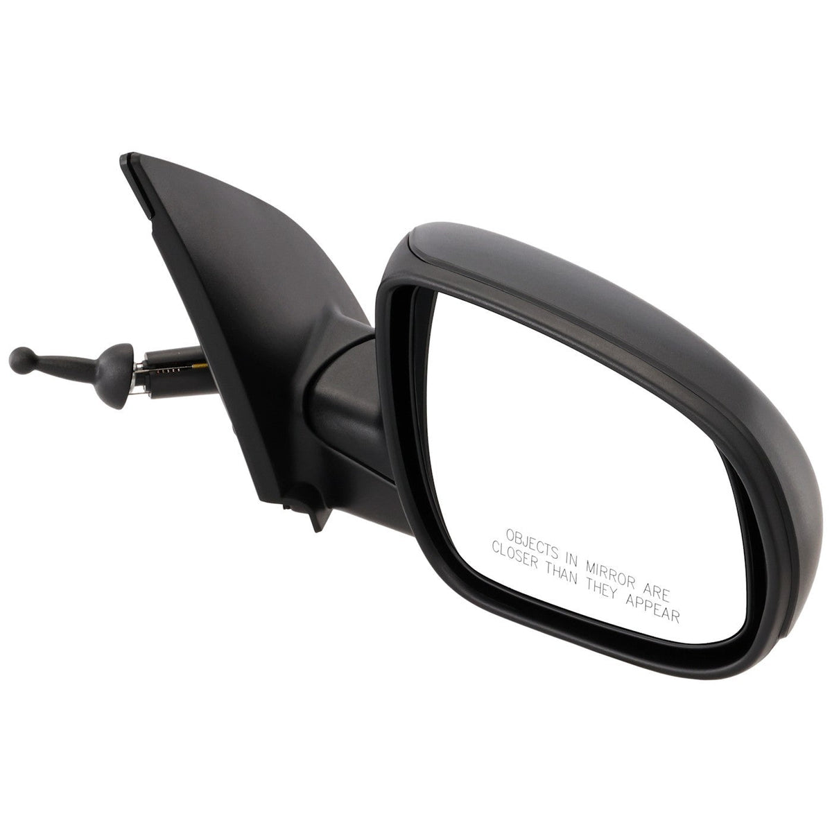 Manual Remote Mirror for Hyundai Accent (2010–2011) Right Black