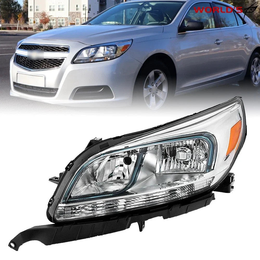 Headlight for Chevrolet Malibu (2013–2016) Left Side Halogen