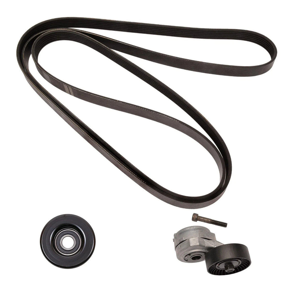 Drive Belt Idler Pulley Tensioner Kit for Sable Taurus 3.0 V6 (1996–2005)