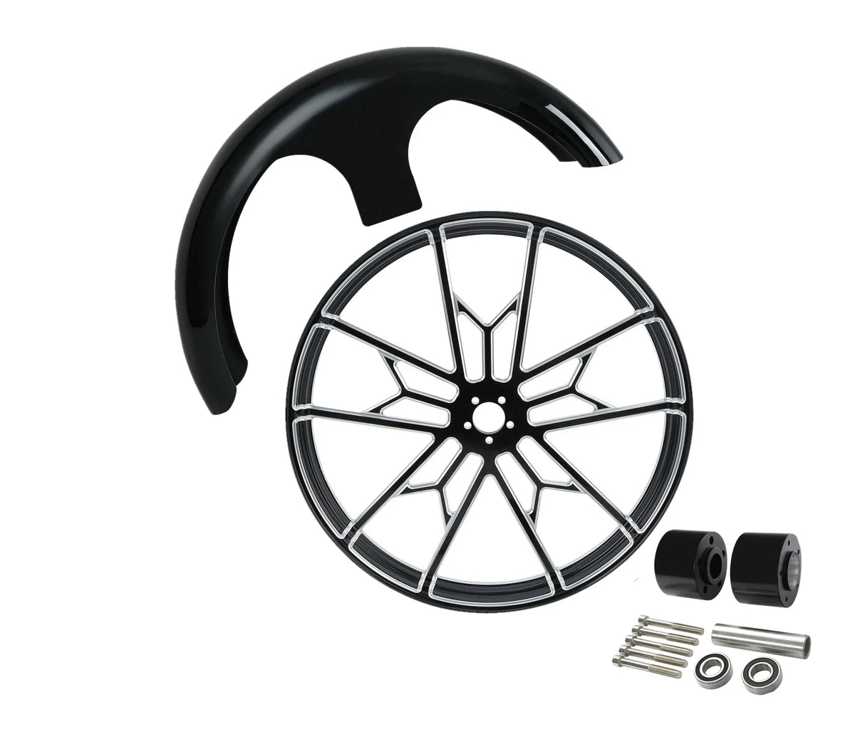 30" Front Rim and Fender for Harley Electra Glide (2008–Present)