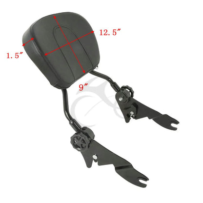 Adjustable Sissy Bar Backrest for Harley Touring Road Glide (2014–2024)