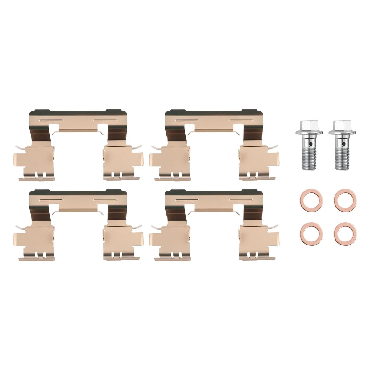 Brake Calipers Front Left and Right Set for Lexus IS250 2009-2015