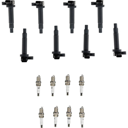 Ignition Coil and Spark Plug Kit for Lexus SC430, Toyota 4Runner, Sequoia