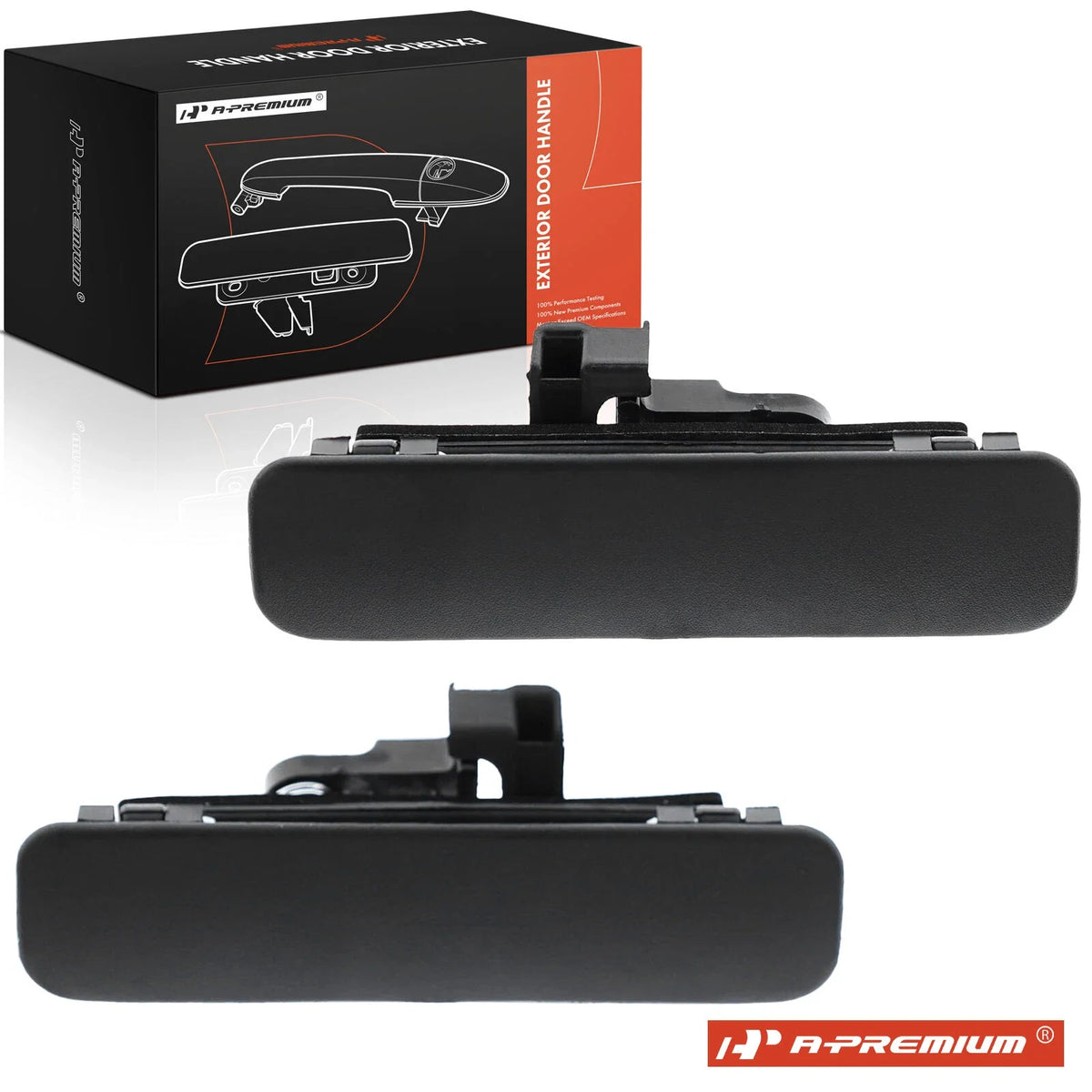 2X Front Exterior Door Handle for Ford E-150 E-350 (2008–2014)