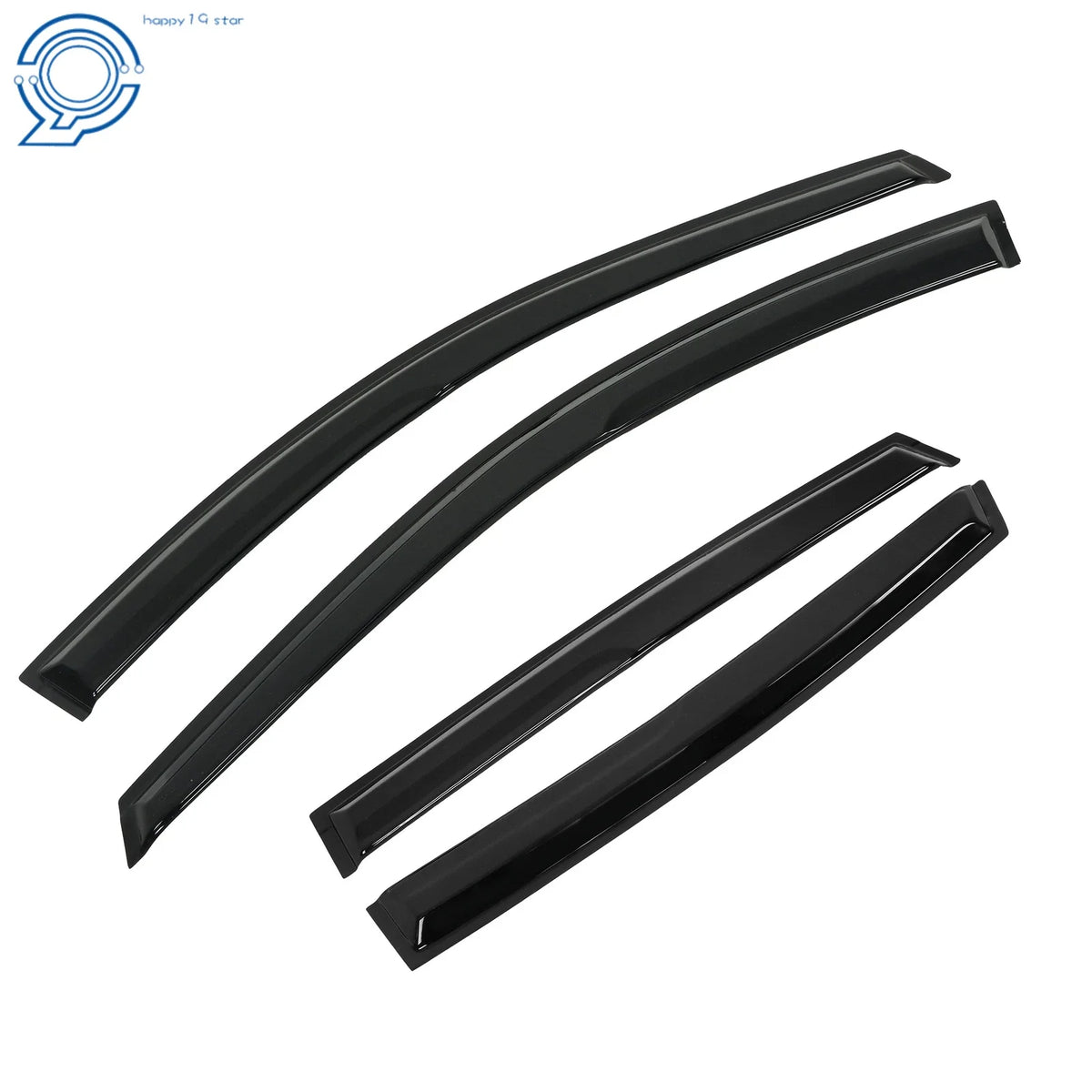 Set of 4 Window Visors for Honda CR-V (2007–2011)
