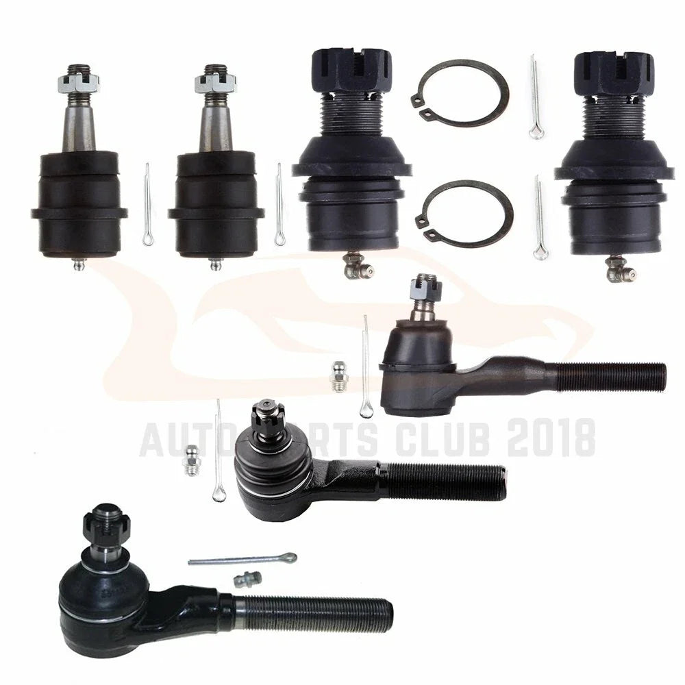 7-Piece Front Suspension Ball Joint & Tie Rod End Set for Cherokee 1991-2001