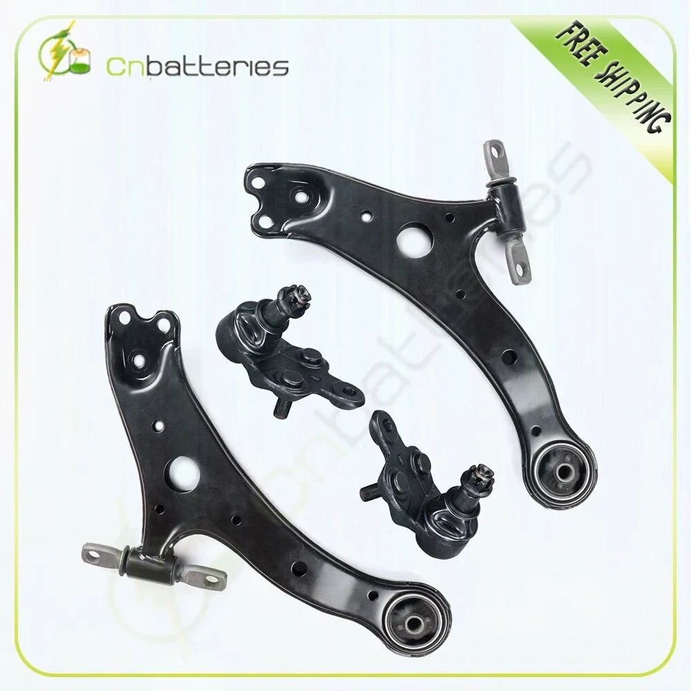 4 Front Lower Control Arm Set with Ball Joints for 2004-2007 Highlander