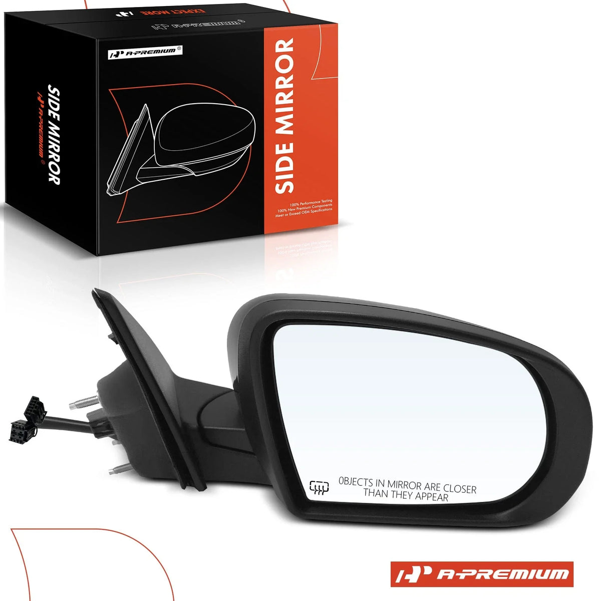 Heated Manual Fold Passenger Power Mirror for Jeep Compass (2017–2023)