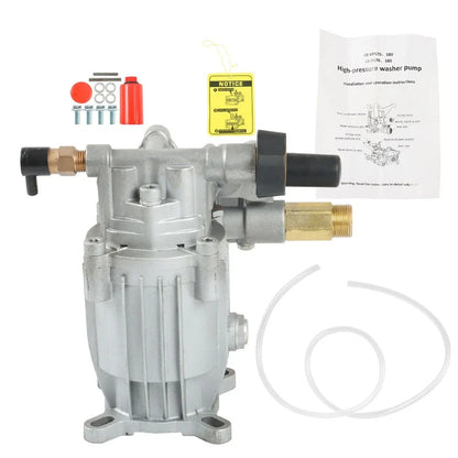 Pressure Washer Pump for Horizontal Shaft (MAX 3000 PSI, 2.5 GPM)