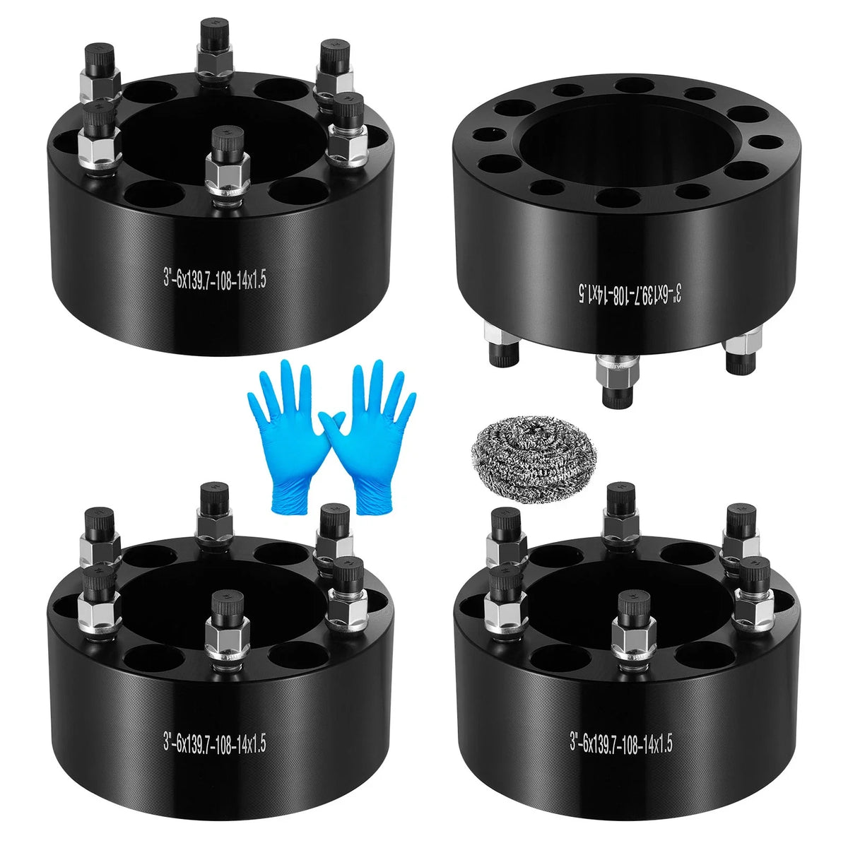 4Pcs 3" 6x5.5 Wheel Spacers for GMC Yukon (2015–2020)