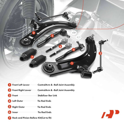 12-Piece Front Hub Bearings Set for Nissan Vehicles