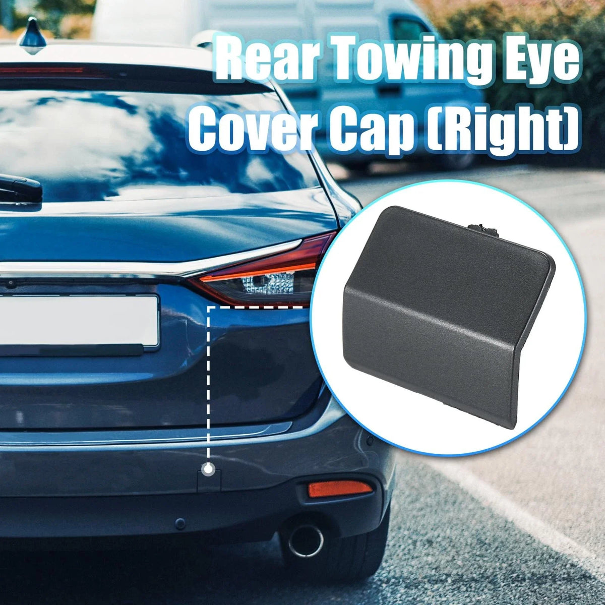 Tow Hook Eye Cover Cap GJR950EK1 for Mazda 6 (2013–2018)