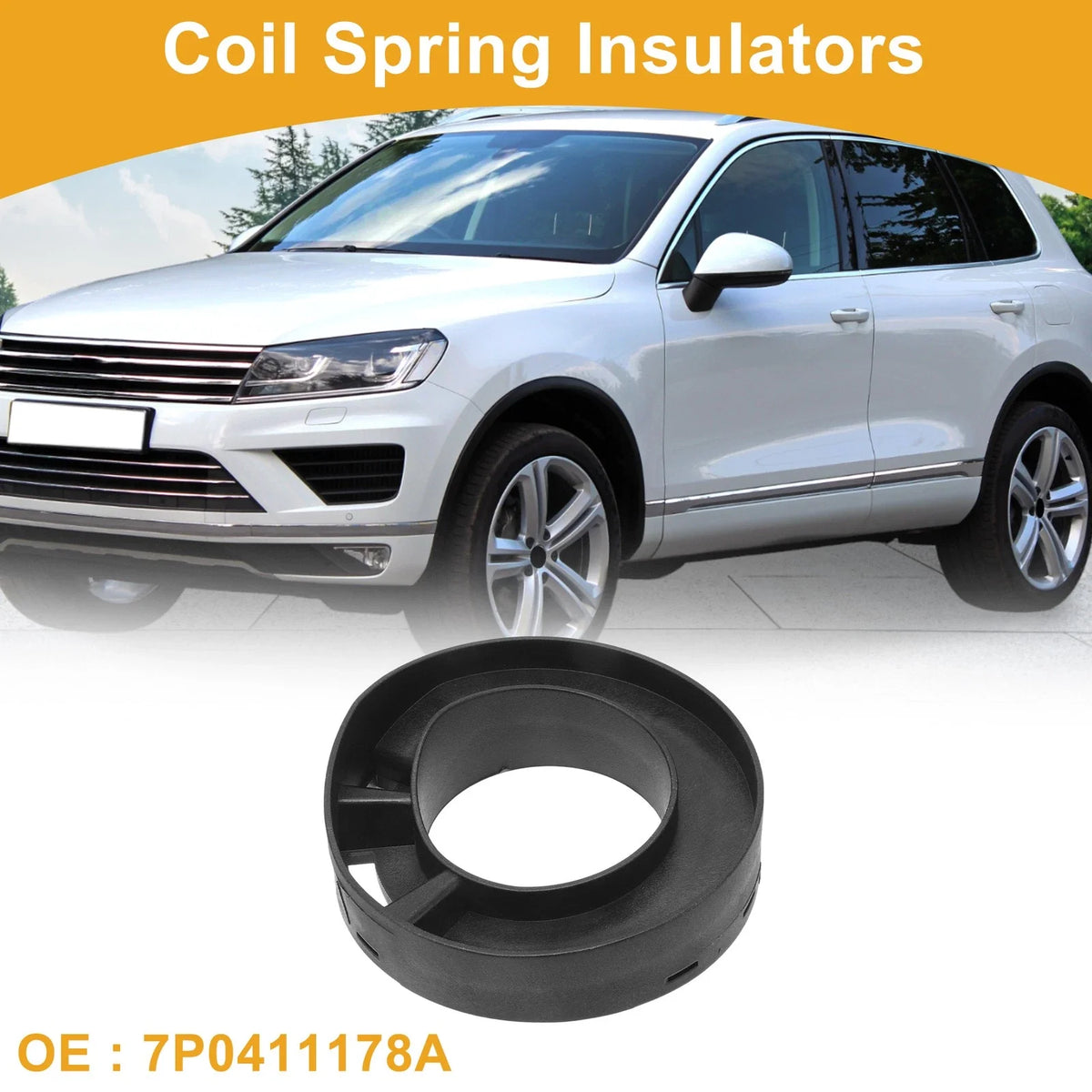 Lower Coil Spring Insulator No. 7P0411178A for Volkswagen Touareg (2011–2017)