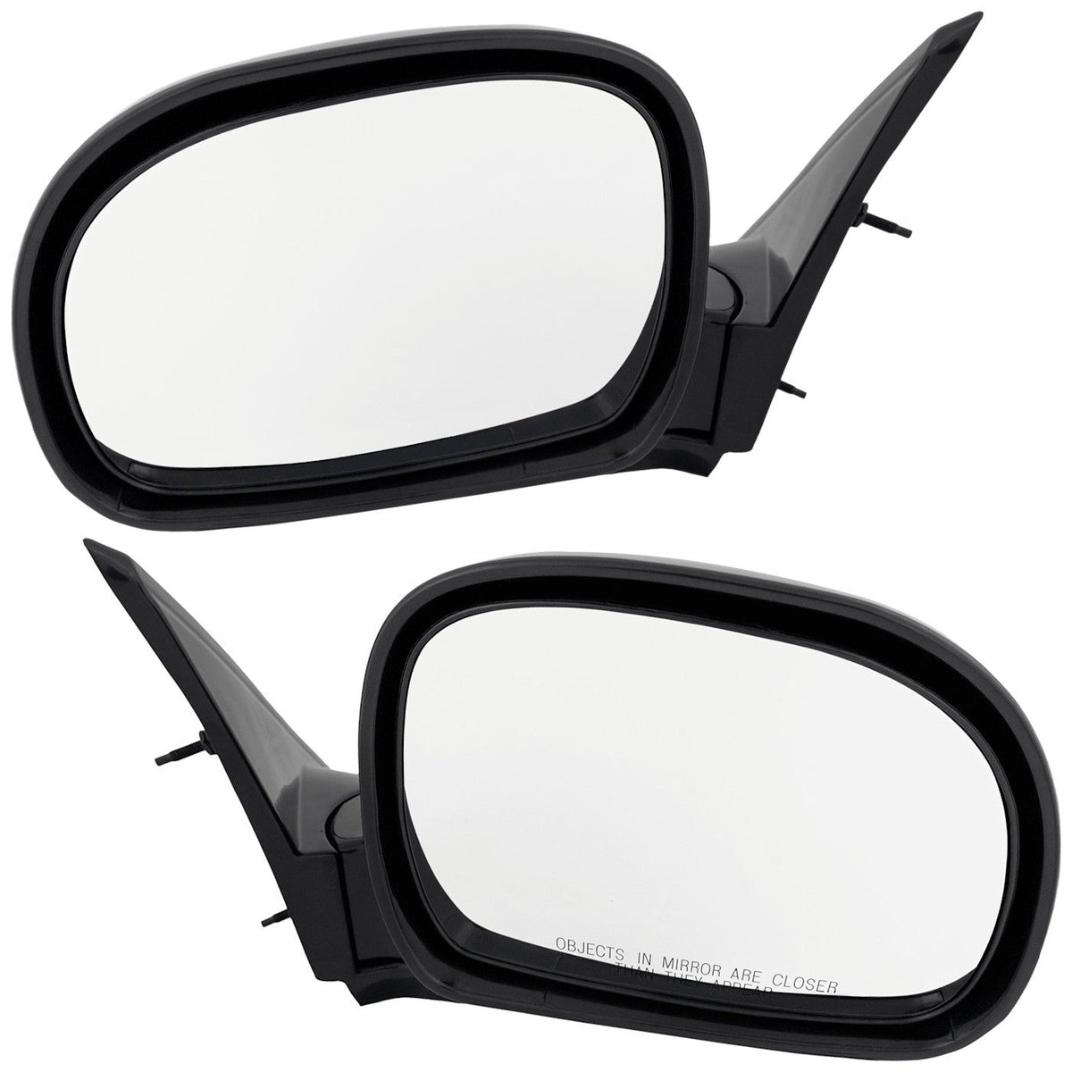 Manual Mirror Set - Paintable & Non-Heated for GMC Jimmy 1994-1998